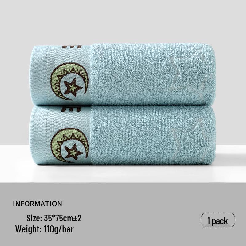 Pure Cotton Jacquard Washcloth: Thick, Absorbent Bath & Face Towel