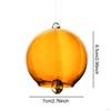 Campanella a Vento Giapponese Decorativa in Vetro, Alta 6,5 cm, Accessorio Multifunzionale, Apertura Diametro 4 cm per