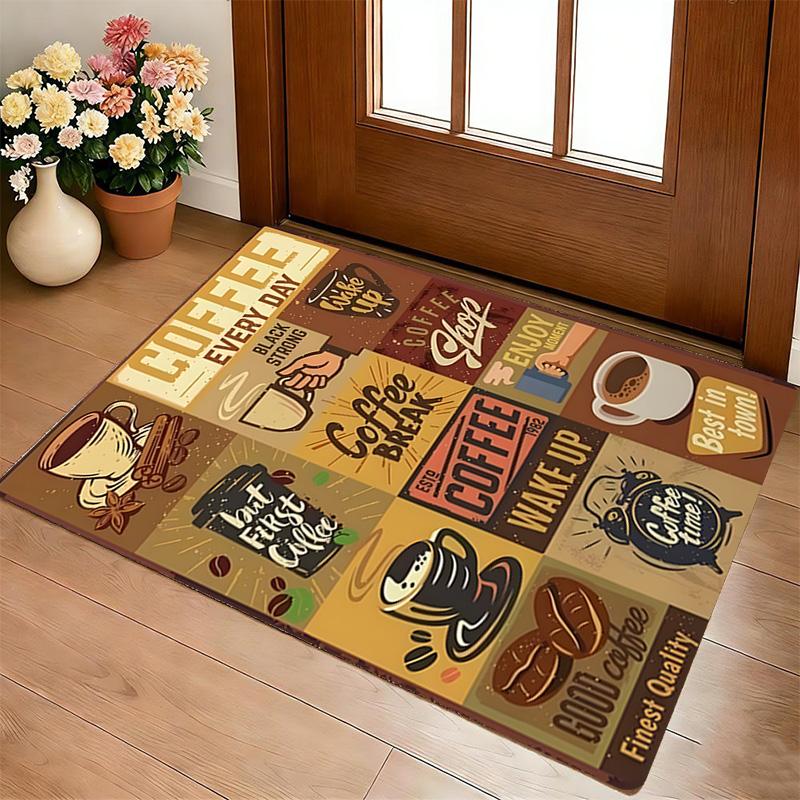 Coffee Break Living Room Nonslip Area Rug Soft Carpet For Bedroom Game Playroom Sofa Office Home Decor Doormat Christmas Gift C9261227