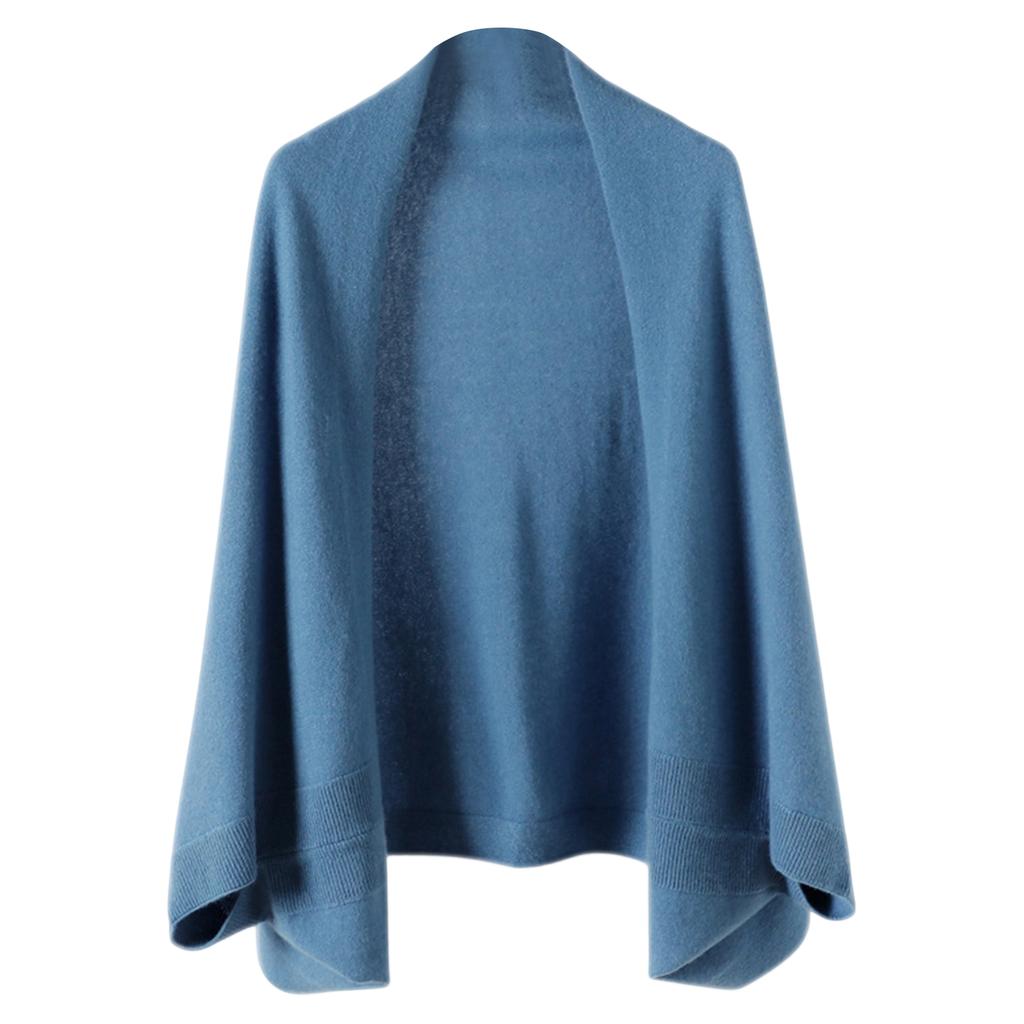 Ladies' Fashionable Cashmere Shawl Paired With Warm, Fashionable And Stylish High-end Knitted Cape -use Scarf