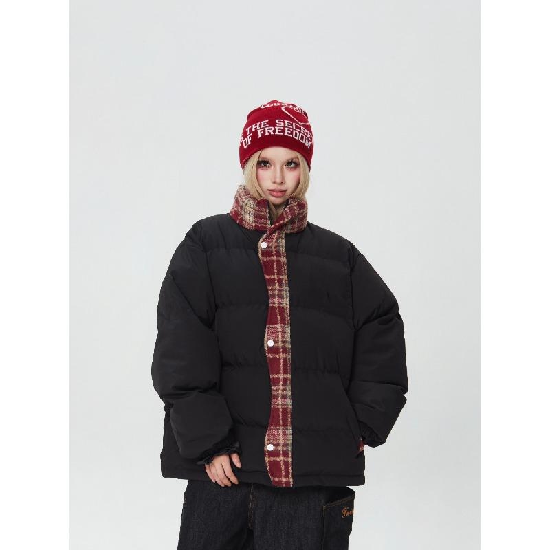 Stand Collar Cotton Coat Women's New Loose Casual Thickened Bread Coat Down Coat