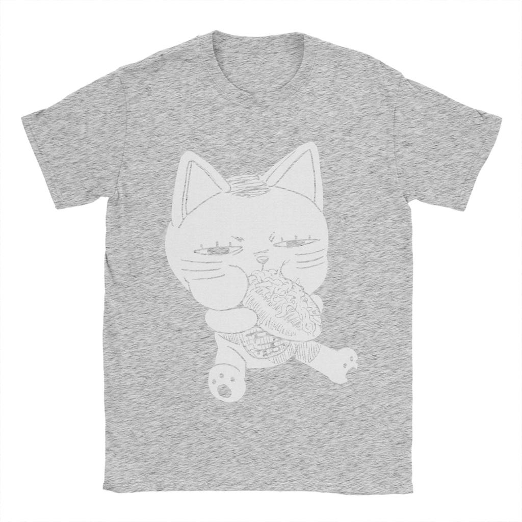 Printed Dandadan Turbo Cat Glizzy T Shirt Men's Crewneck Short Sleeve Clothing 100%Cotton Summer Top Tee