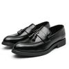 Tassels Formal Leather Shoes Men High Quality Social Brogues Shoes For Men Wedding Business Dress Leather Shoes Male Loafers