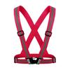 Gilet Riflettente Regolabile - Tracolla Elastica di Sicurezza per Corsa Notturna e Ciclismo