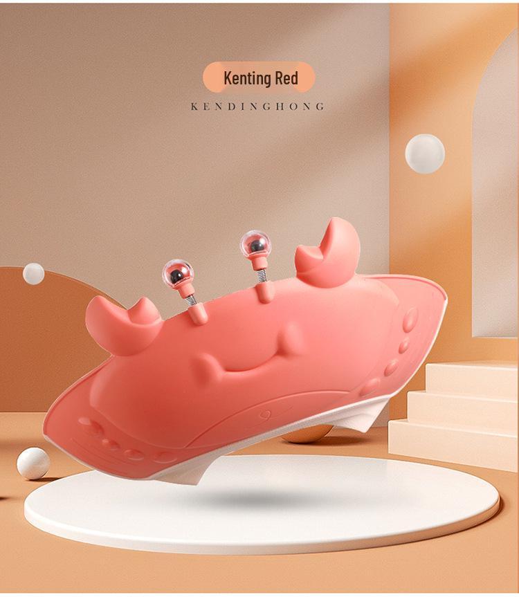 

Crab Baby Bath Cap: Waterproof Shampoo & Ear Protection for Infants & Toddlers. розовый