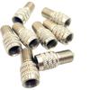 8 Pack Flow Through Tires Air Cap Double Seal Valve Stem Cap Inflate Tire Valve Caps for High Pressure Truck Car RV Bus Tires