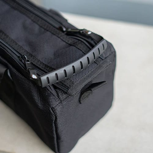 BIGMAN Tool Bag BMB-02 Tool Box Tool Storage Bag, Horizontal, Portable, Durable Fabric Double Zipper Bag 2, Black