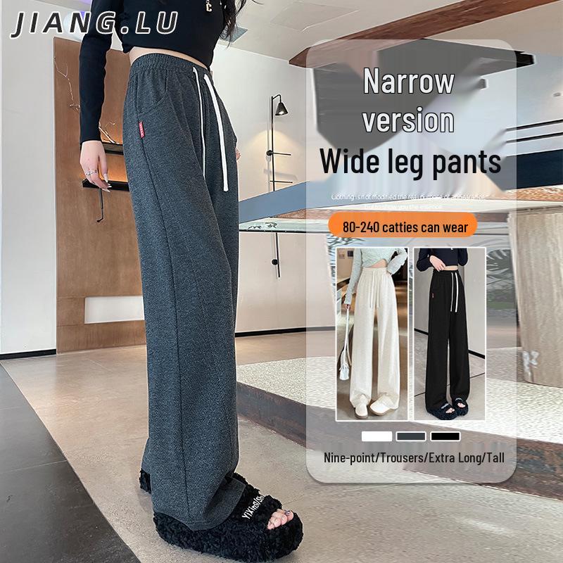 

Plus Size High Waist Casual Wide Leg Pants for Women - Spring & Autumn 4XL
