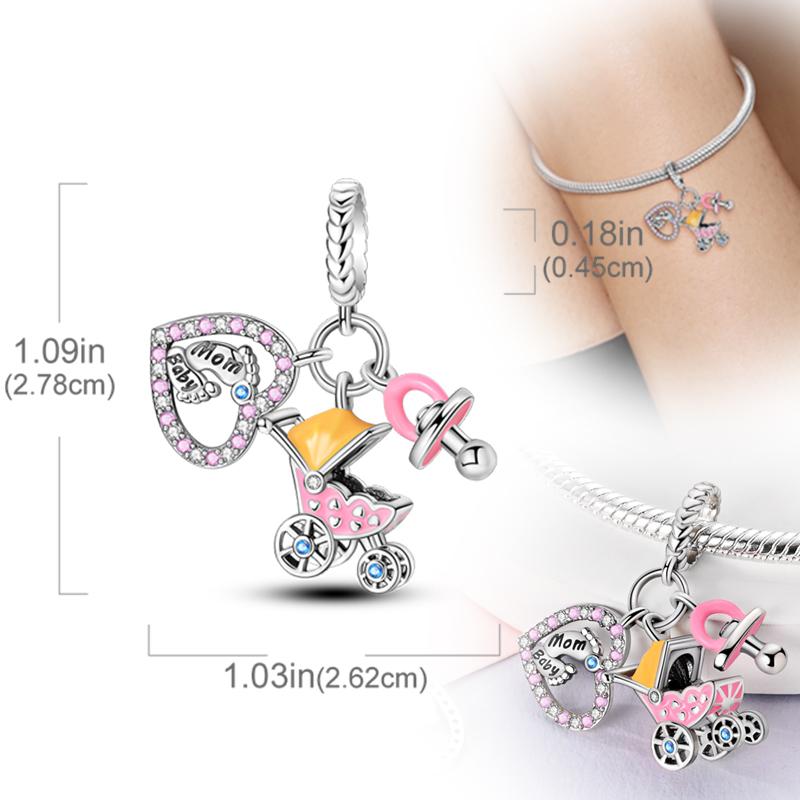 New Original Copper Charms Beads Pendants For Original Bracelet Necklaces Charm Women Diy Jewelry Gifts