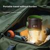 Portable Camping Lamp 5-in-1 Modes Lanterns Solar Outdoor Emergency Lighting Waterproof Solar and USB Charge for Camping Tent