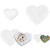 Mats  Edge Placemat Heart Shaped Coaster Mold Pad Clay Tools Tray Mould Resin Casting Mold