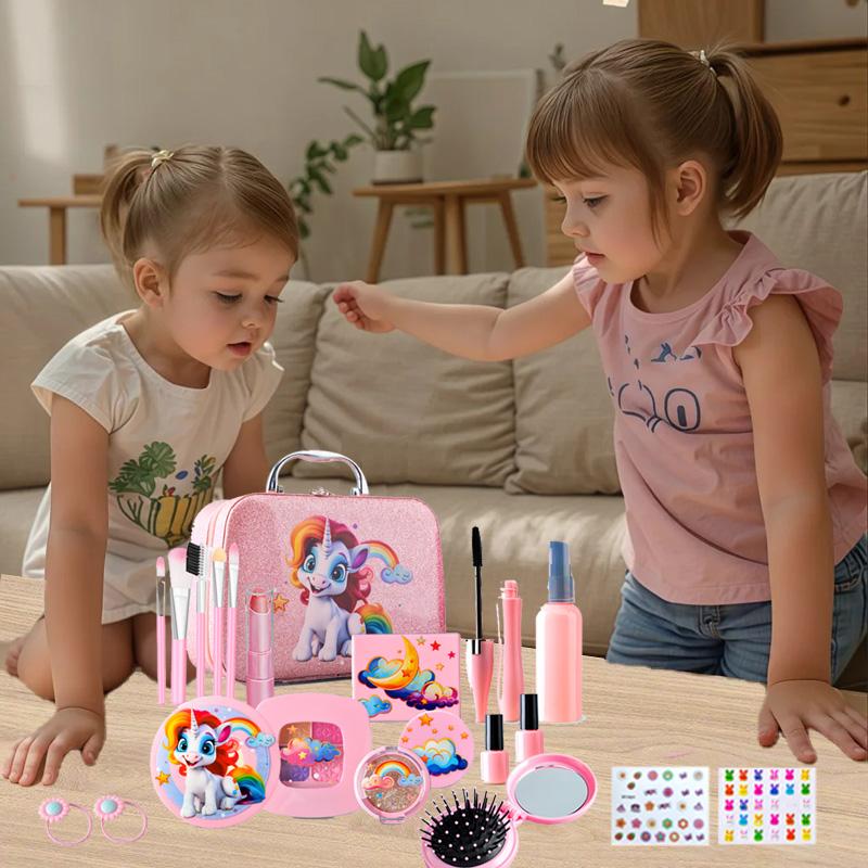 Children'S Cosmetics Toy Dressing Table Box Set Lipstick Princess Girl