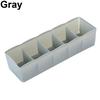5 Cells Plastic Storage Box Tie Bra Socks Drawer Cosmetic Divider Tidy Organizer AVE