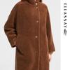 ELLASSAY Women's Elegant 100% Merino Wool Coat EWE353D10300