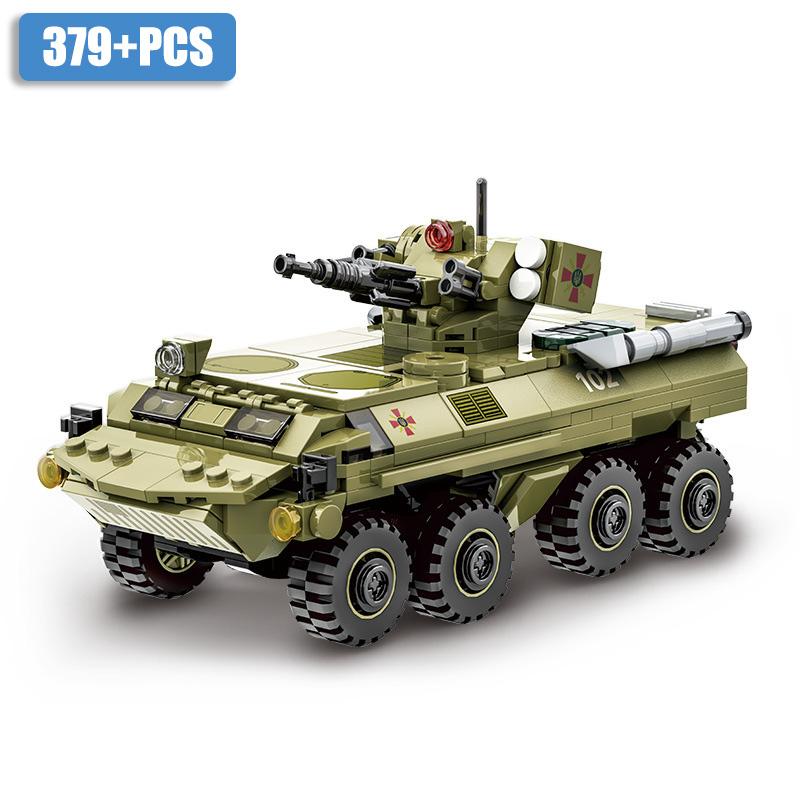 Blocuri de construcție Vehicul blindat DANA-M2 M142 HIMARS Boxer din Al Doilea Război Mondial Militare DIY VPK-7829 BTR-4 Tanc IFV Cărămizi Jucării Cadouri de Crăciun