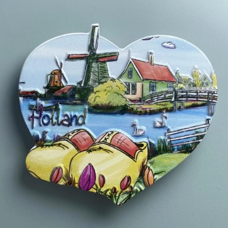Holland Amsterdam Fridge Magnets the Netherlands Travelling Souvenirs Fridge Stickers Home Decor Gifts Potho Wall Stickers