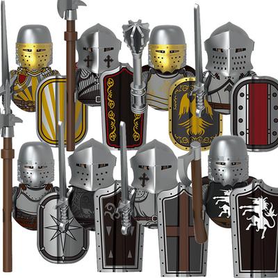 Juguetes para Niños Figuras Militares Medievales Caballero Legión del Ejército Imperial Prohibido Trajes de Soldado Antiguo Bloques de Construcción Modelo Regalos