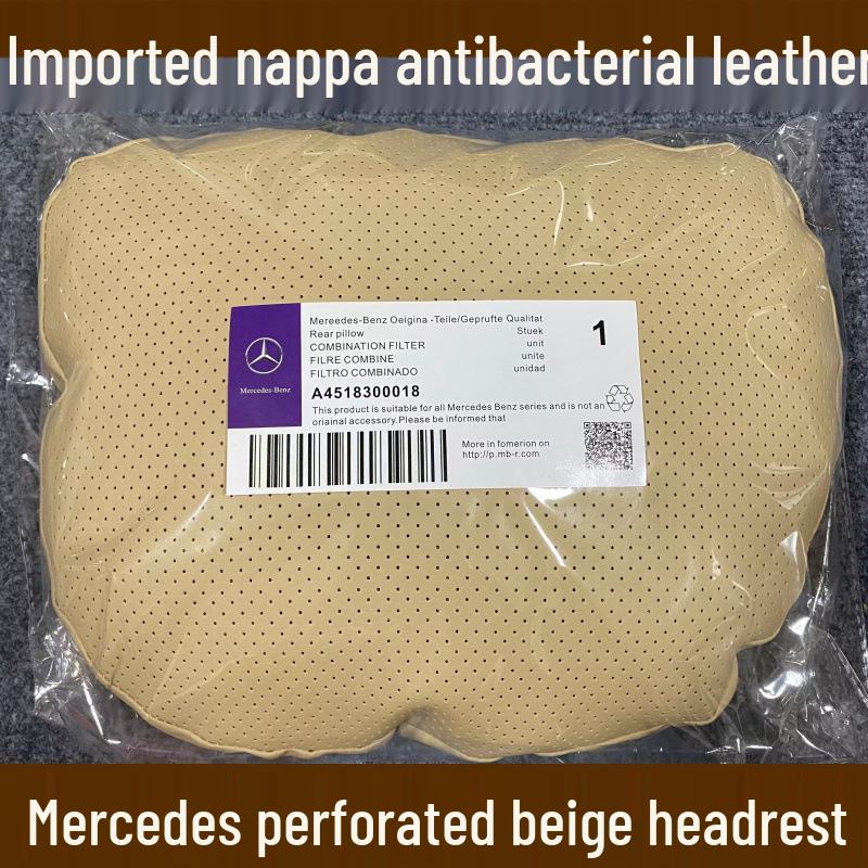 Mercedes-Benz Nappa Summer Headrest & Lumbar Support for GLC/GGLS Seats