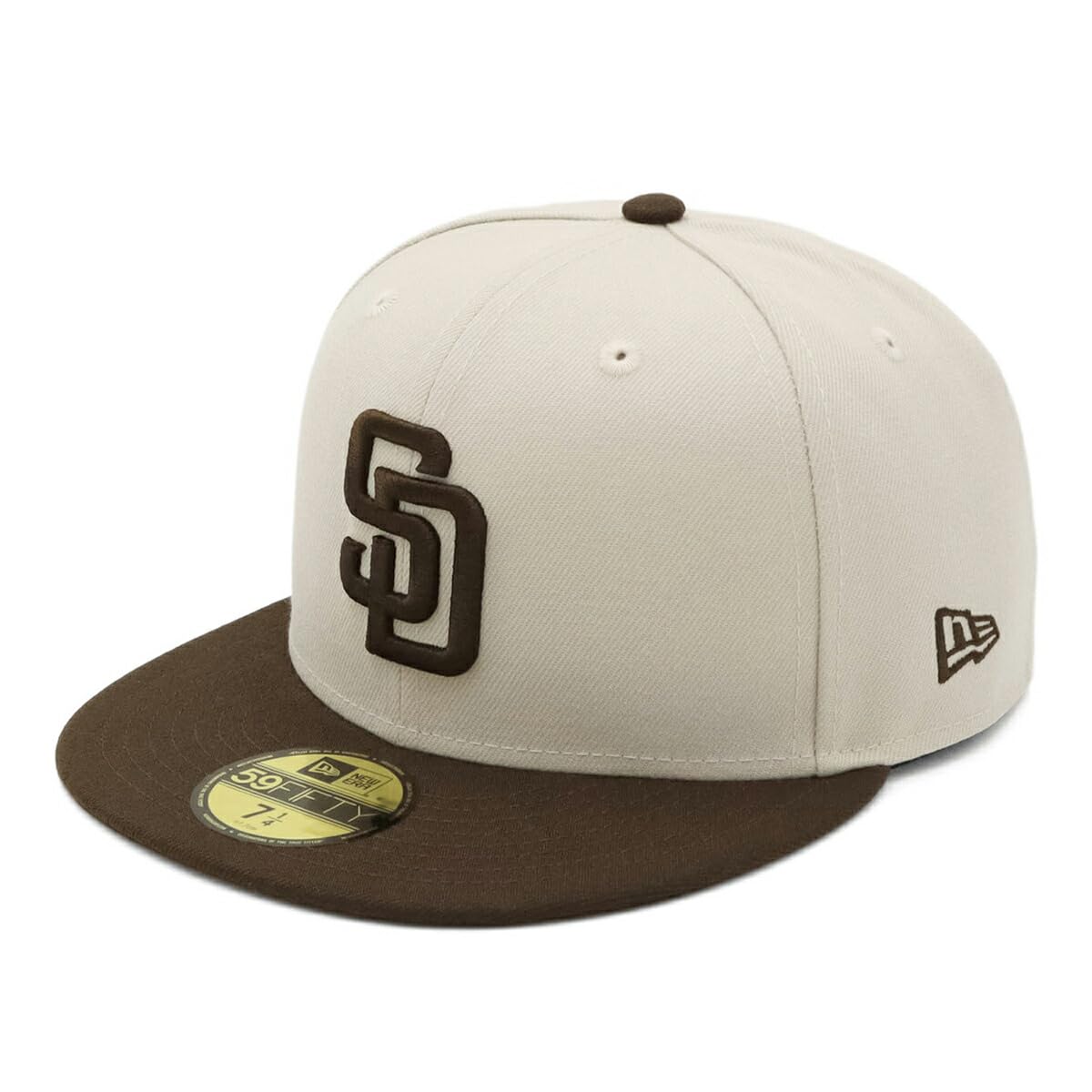 Кепка New Era 59FIFTY 14666270 NER34C2456 SD Белый Кепка New Era Специальное издание ONSPOTZ Двухцветный MLB Сан-Диего Падрес MLB 59FIFTY Стильный Уличный Бренд