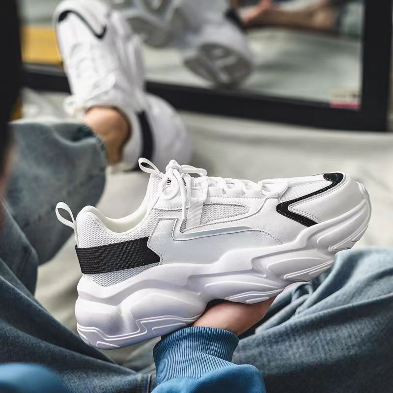 Fashion Breathable Male Sports Shoes Cushioned Insole Deals Low Price Miked Colour On Clearance Light Gym Men's Casual Sneakers Original
