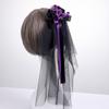 Women’s Halloween Witch Veil Gothic Style Ribbon Costume Headdress For Theme Parties And Cosplay