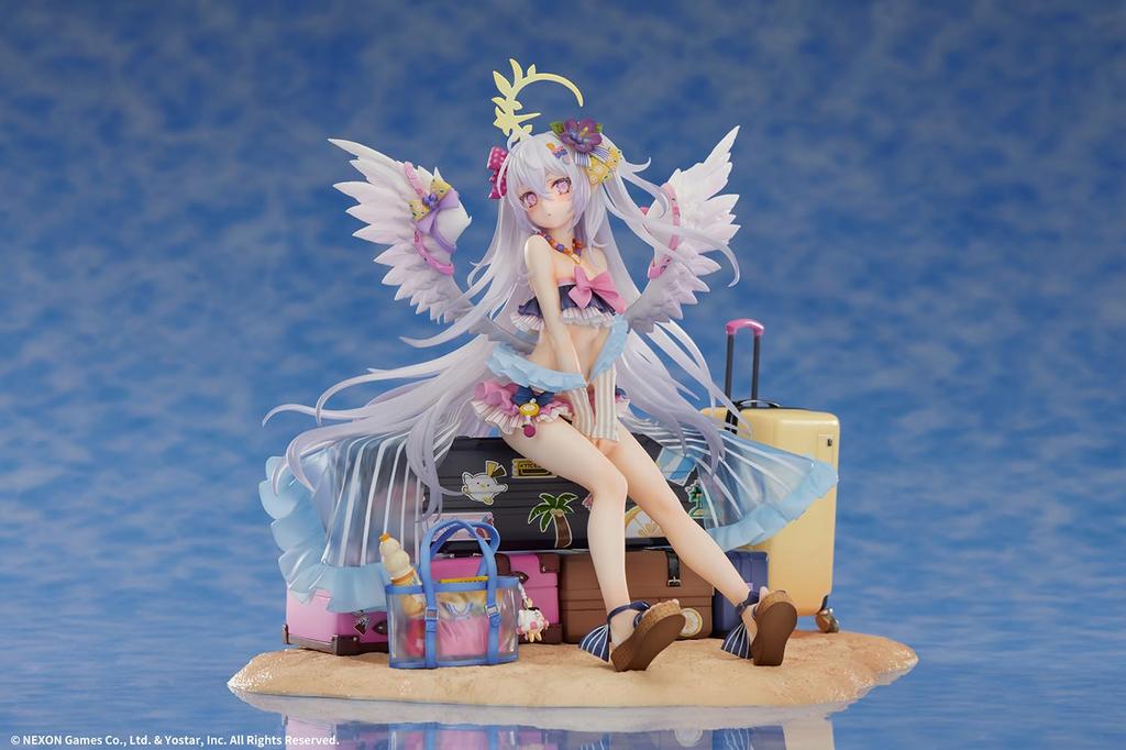 Elegant Blue Archive Azusa Height 190mm halo and ABS scale painted finished figure -Blue Archive- (swimsuit) approx. (including pedestal) PVC, 1/7