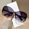 Fashion Oval Frame Sunglasses Woman Luxury  Design Sun Glasses Outdoor UV Protection Sunglasses Men Travel Shades Eyewear