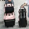 Lightweight Universal Wheeled Backpack: Large Capacity, Double Shoulder, Handheld, Travel-Friendly Luggage Bag