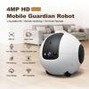Smart Guardian Robot, 4MP HD Mobile Pet Camera, Home Security Pet Companion with Night Vision, 2 Way Audio, PIR Human