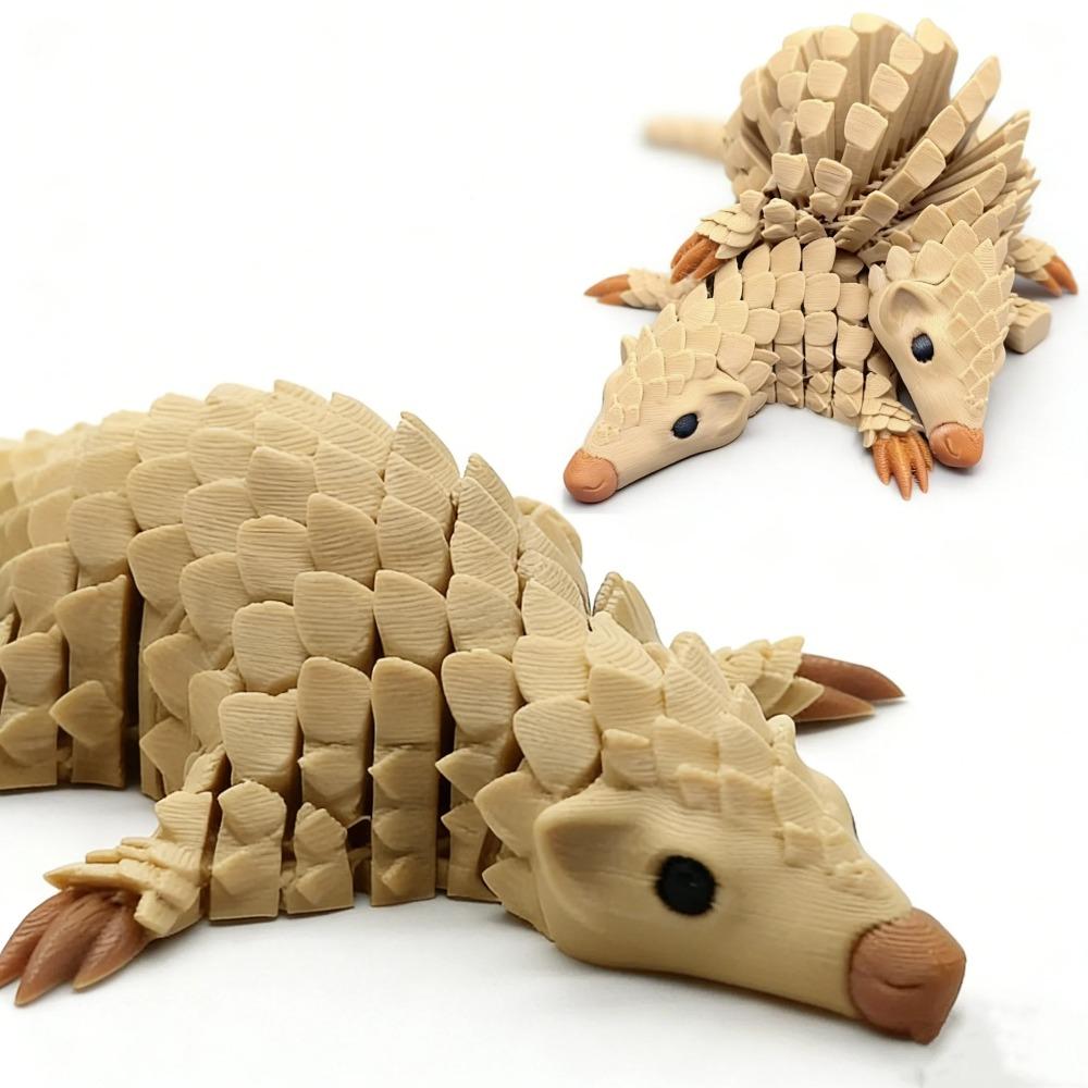 3D Printing Of Stress Relieving Pangolin Models Animal Joints Toys Decorations Ornaments Toys Gifts For Adults And Children