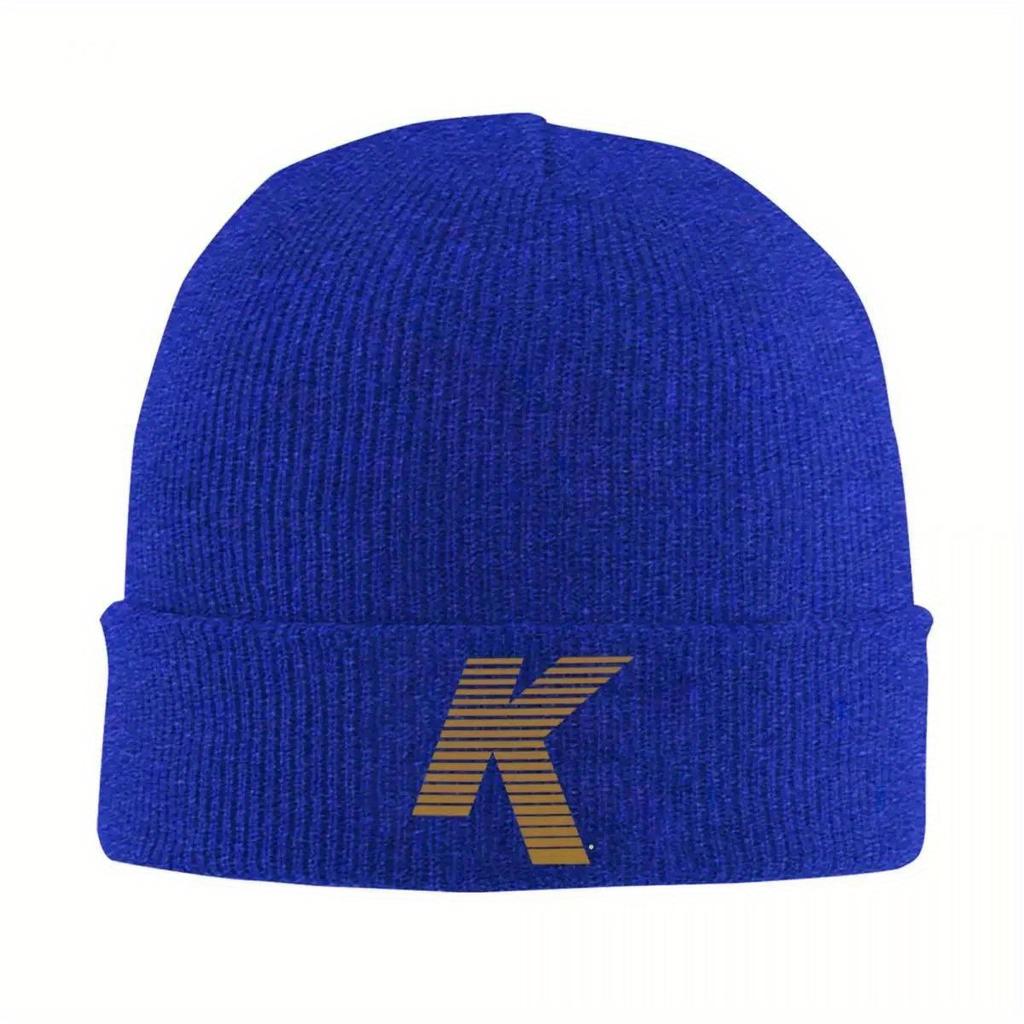 Zildjian K Logo Warm Knitted Cap Hip Hop Bonnet Hat Autumn Winter Outdoor Beanies Hats for  Adult
