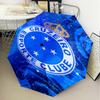1PC Cruzeiro Esporte Clube Crest Printed Umbrella Folding umbrella, automatic umbrella 8-Frame for Travel, camping Fan gifts Christmas Gifts