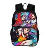 Hunter Witches Kpop Backpack With Oxford Fabric And Breathable Cushion Straps For School Students