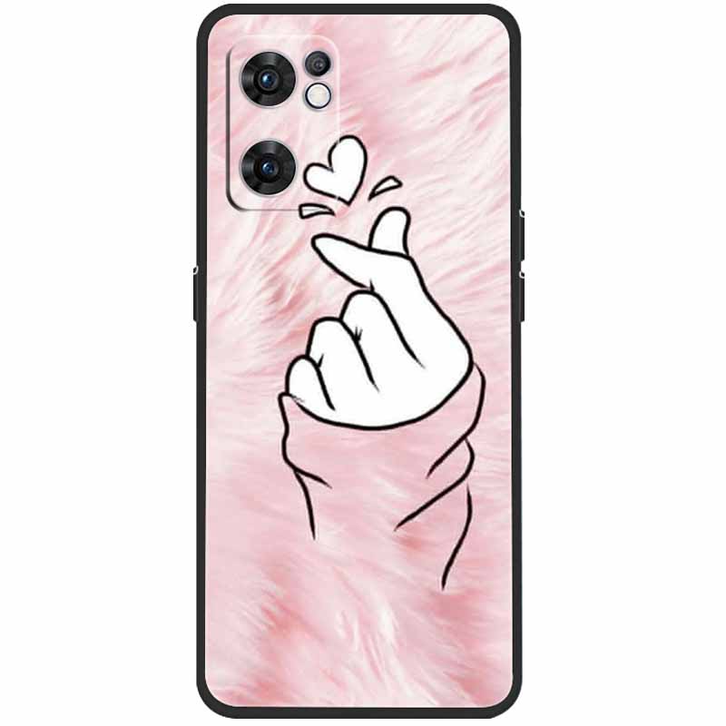 For Oppo Find X5 Lite Case Silicone Soft Protective Black TPU Phone Funda for Oppo Find X5Lite 5G 2022 Case CPH2371 Fashion Bag