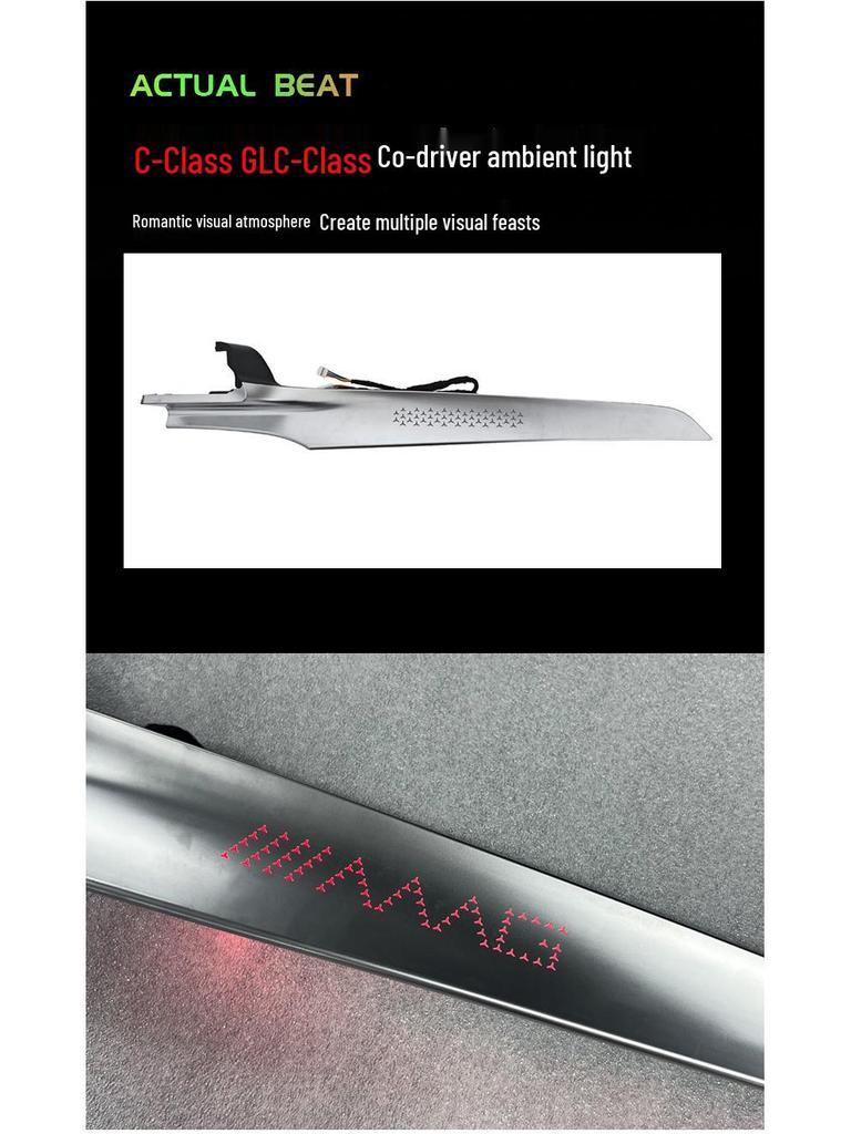 Mercedes-Benz C-Klasse/GLC Leuchtende Innenraumverkleidung & Ambientelicht Aufrüstkit