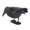 Simulated Crow Bait Decoration Plastic Bird Scare Tool Scarecrow Mice Control Deterrent Repeller Decor for Birds Control Black