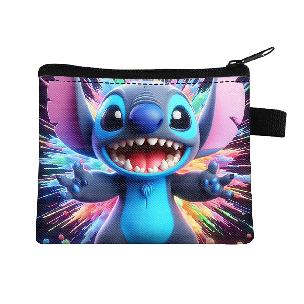 New Stitch Stitch Animation Peripheral Children'S Change Bag Portable Card Bag Coin Key Storage Bag