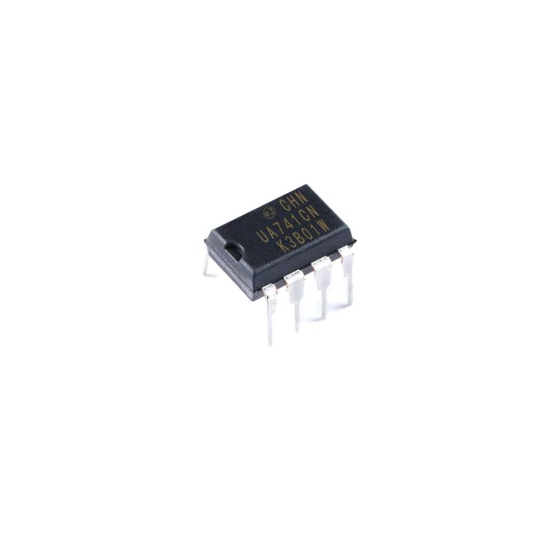 New UA741CN DIP-8 Amplifier IC: Electronic Components 741 Chip