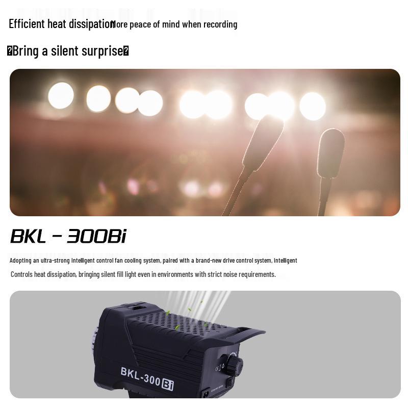 BKL300W Live Broadcast Fill & Beauty Soft Light for Photography