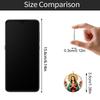 2D Flat Acrylic Mystery Box 24pcs Pendant With Airplane Box Funny Christmas Countdown Calendar
