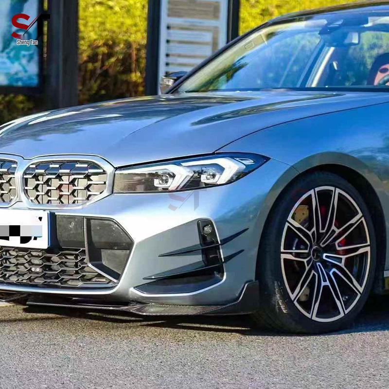BMW 3 Series G20/G28 Carbon Fiber AC Style Front Bumper Canard & Spoiler.