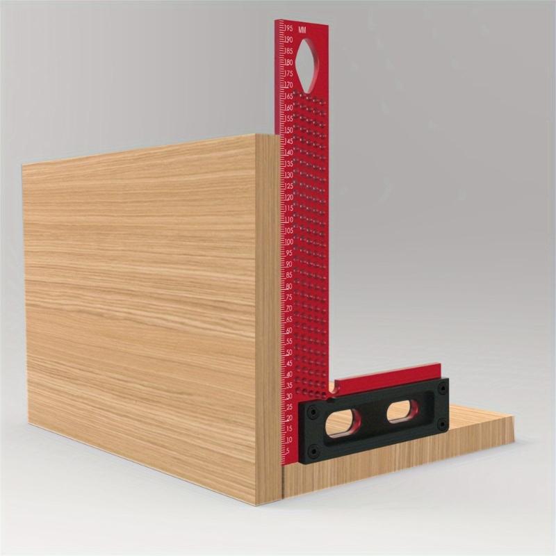 Mitre Square for Engineers L Type Ruler Scriber Measuring Scribing Square Line Tool Carpenters Woodworking Scribe Ruler