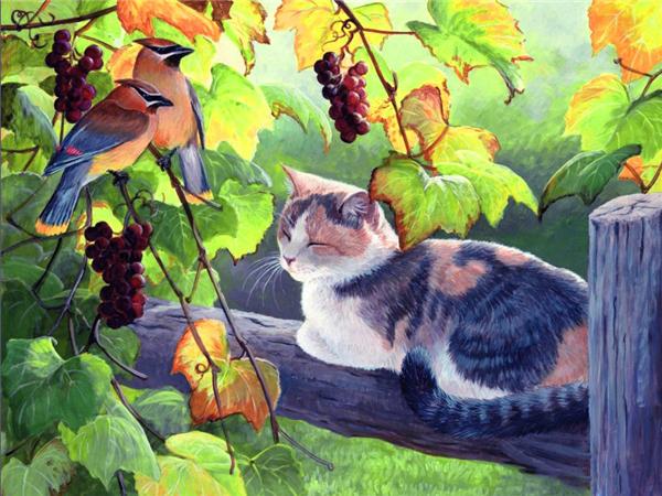 Diamant-Malerei, Katze, Kreuzstich-Set, Diamant-Stickerei, Tier, voller Bohrer, quadratisches Mosaik, Blume, Strass, Wohnkultur