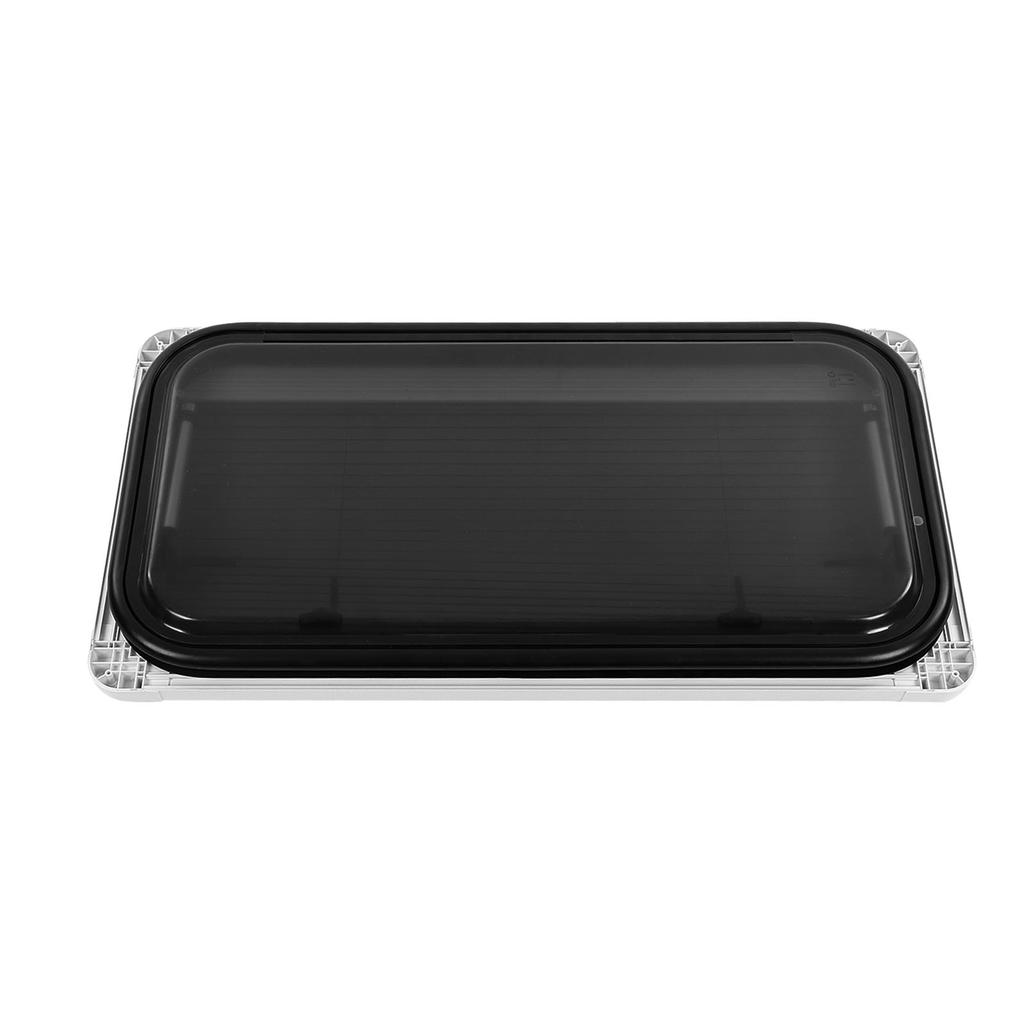 RV Push Out Window 900x450mm Double Layer Acrylic Glass 75 Degrees  Opening Angle External Exit Window with