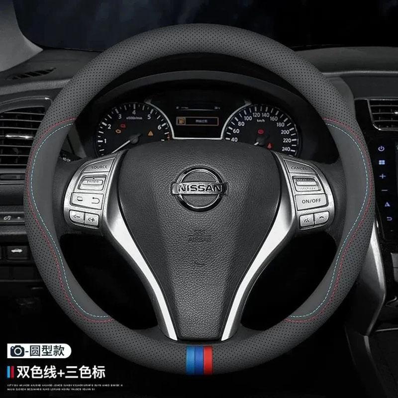 CCMLIC1 Car Steering Wheel Cover For Nissan Qashqai J10 J11 Juke X-Trail Note Leaf Sentra Altima Maxima Micra TIIDA Teana Murano Patrol