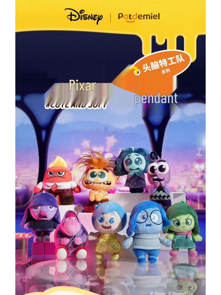 Disney Alles steht Kopf Plüschtier Anhänger Puppe Schlüsselanhänger