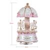 Music Box Birthday Gift, Colorful LED Light Merry-Go-Round, Christmas Gift for Girls, Women, and Girlfriends