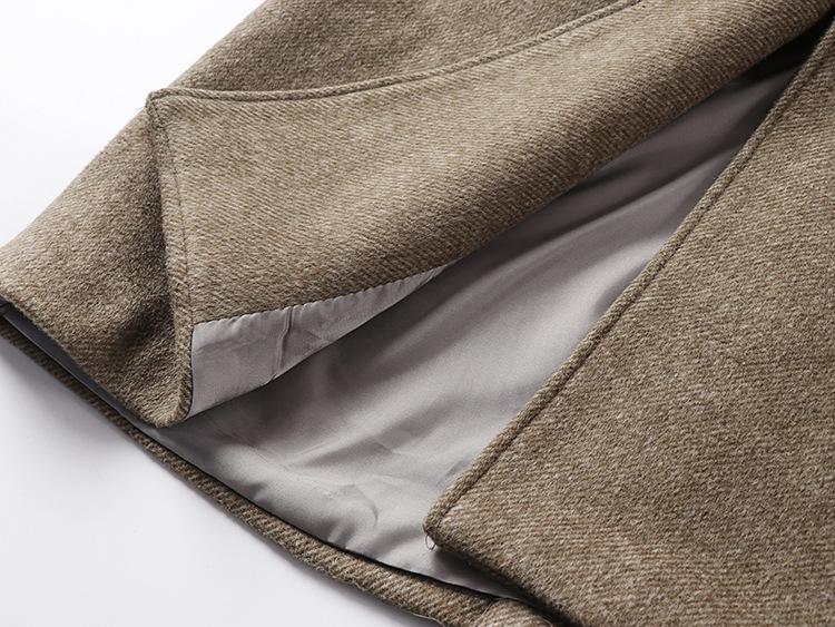 Herrarnas High-End Scoundrel Cool Wool Trenchcoat: Höst/Vinter Superlång Stil
