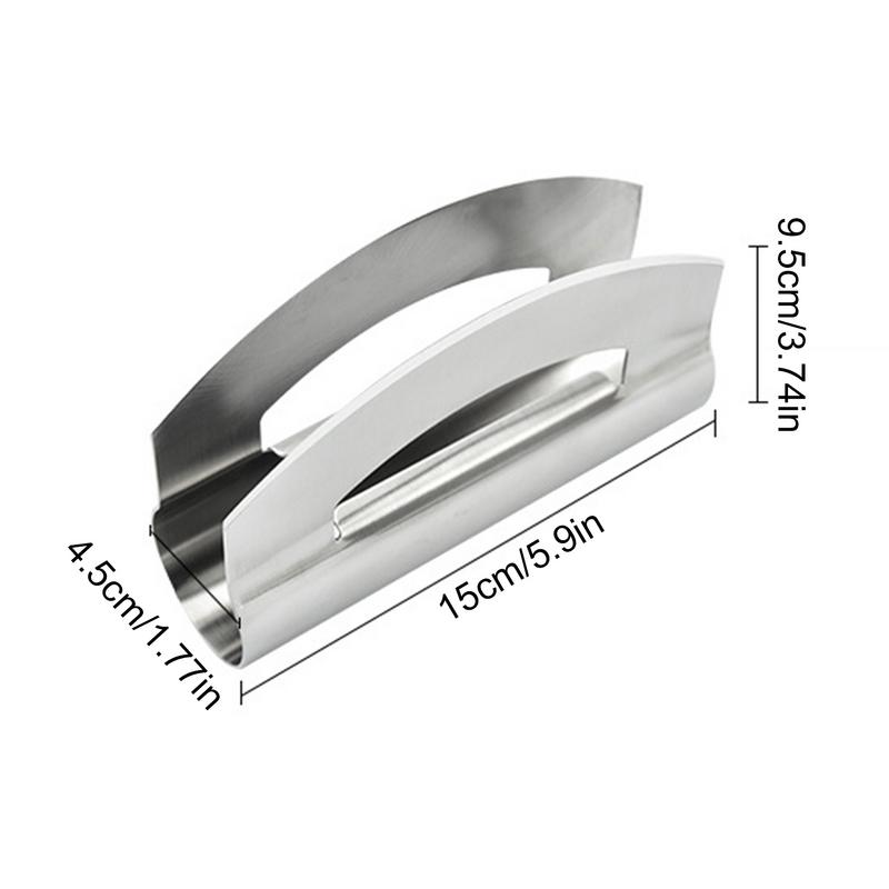 Stainless Steel Vegetable Chopper Double-Sided Onion Chopper Mincing Cutter Veggie Chopper Kitchen Gadget For Vegetables Fruits