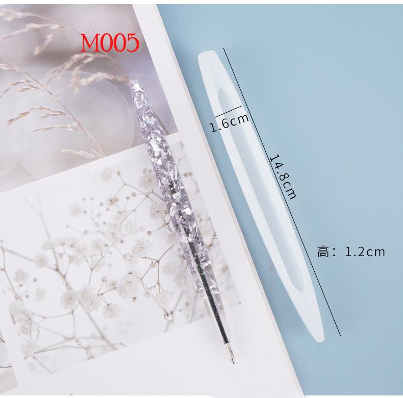 3pcs DIY Handmade Pen Silicone Mold - Epoxy Resin Pen Holder Resin Casting Mold - Penholder DIY Jewelry Making